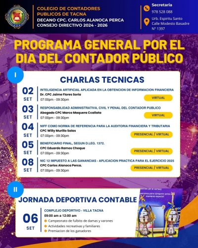 Celebremos juntos el Día del Contador Público 2025